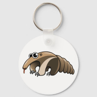 Cartoon Anteater Key Ring