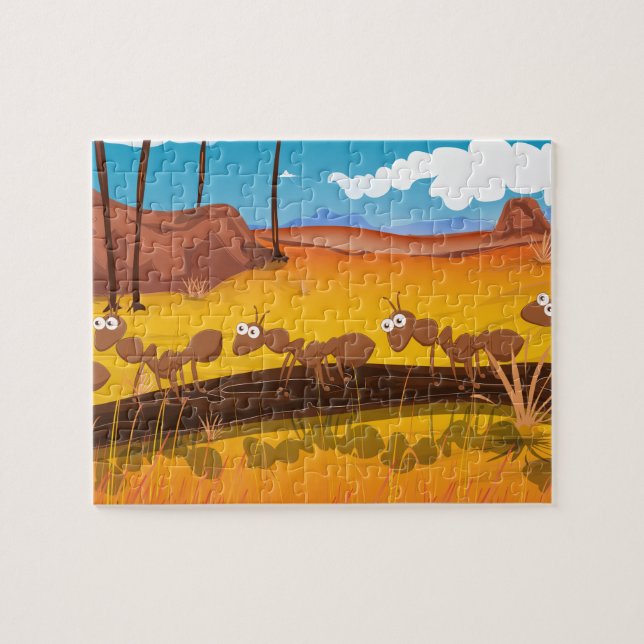 Cartoon Ants Jigsaw Puzzle (Horizontal)