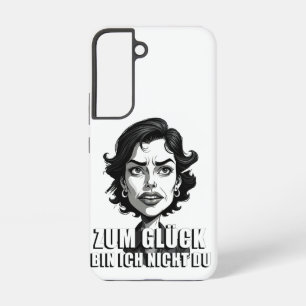 Cartoon Art with “Lucky I'm Not You” Quote Samsung Galaxy Case