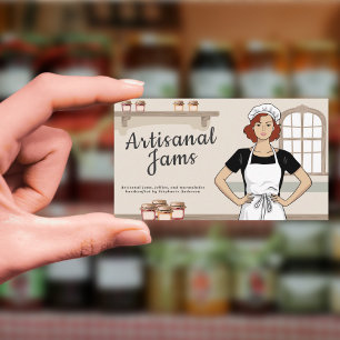 Cartoon Artisanal Jams Business Card