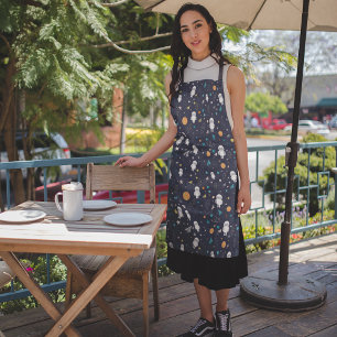 Cartoon Astronaut Apron