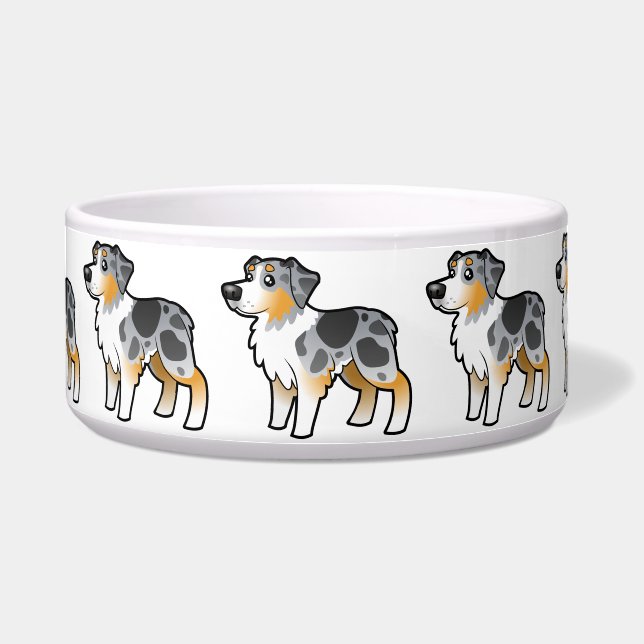 Cartoon Australian Shepherd (Front)