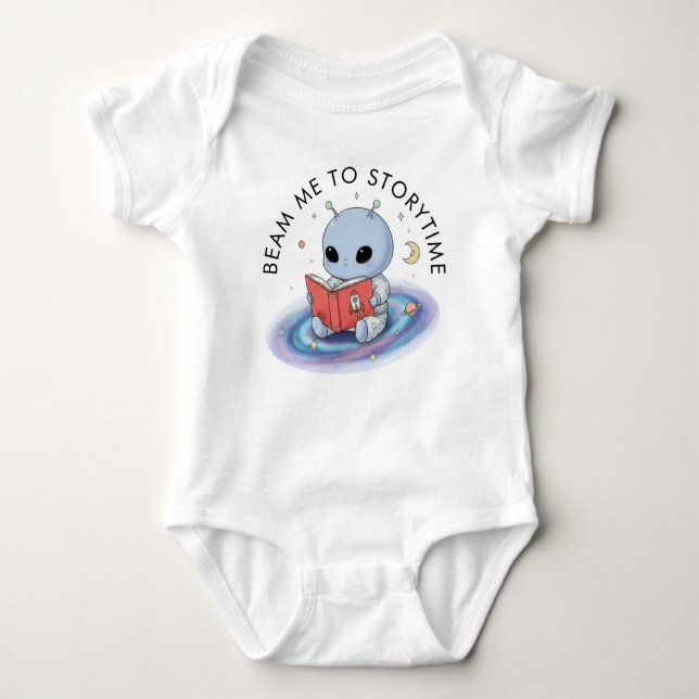 Cartoon Baby Alien Bodysuit (Front)