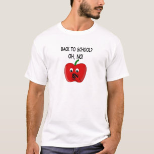 Cartoon Back To School Apple T-Shirt