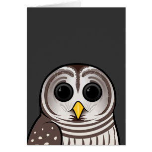 Cartoon Barred Owl