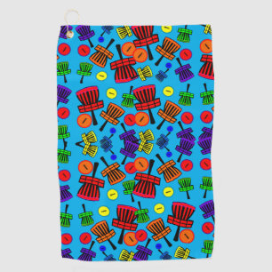 Cartoon Basket  Golf Towel