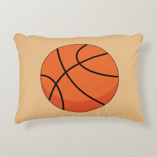 Cartoon Basketball Ball Decorative Cushion