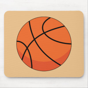Cartoon Basketball Ball Mouse Pad