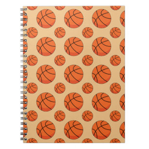 Cartoon Basketball Ball Notebook