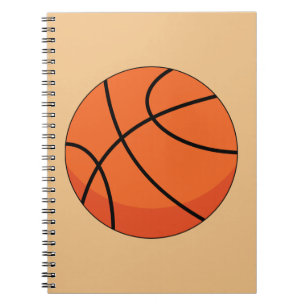 Cartoon Basketball Ball Notebook
