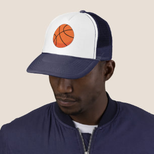 Cartoon Basketball Ball Trucker Hat