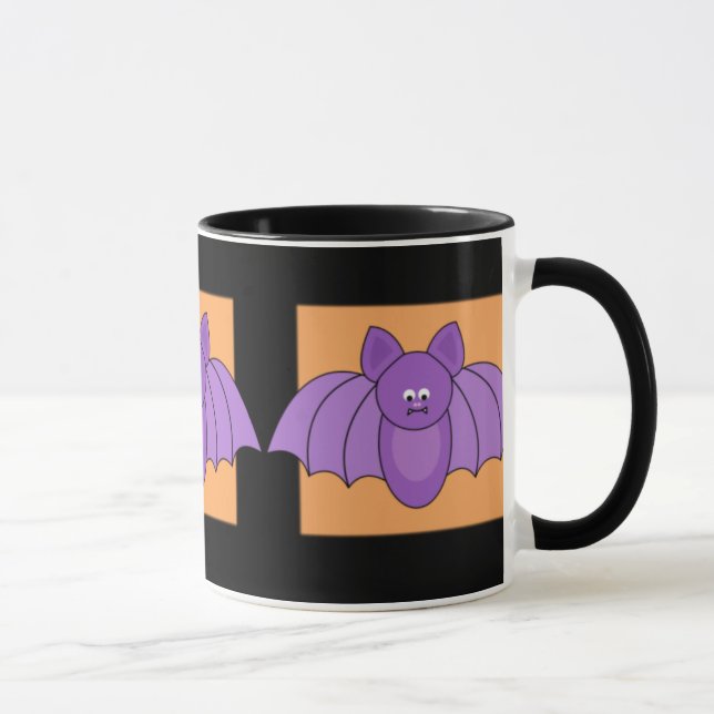 Cartoon Bats Halloween Mug (Right)