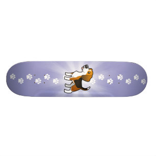 Cartoon Beagle Skateboard