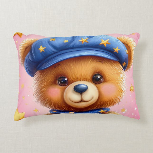 Cartoon bear decorative cushion (Front)