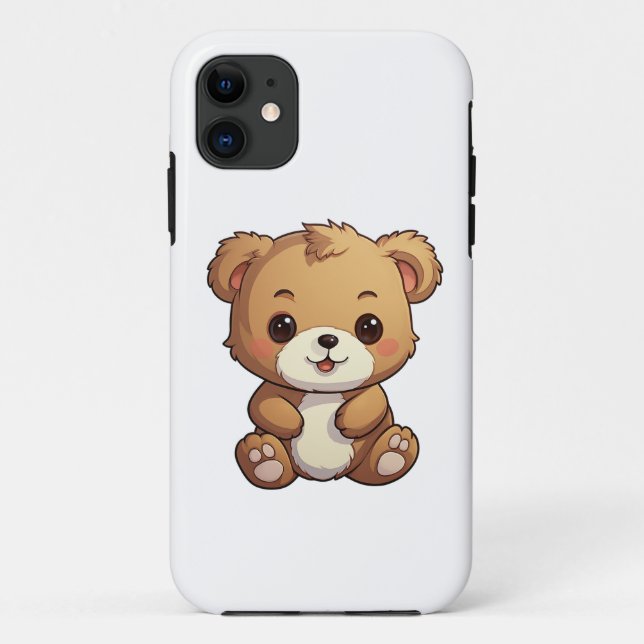 Cartoon bear illustration Case-Mate iPhone case (Back)