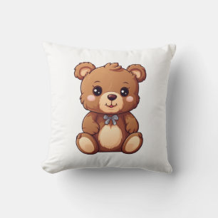 Cartoon bear illustration cushion