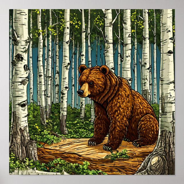 Cartoon bear poster (Front)