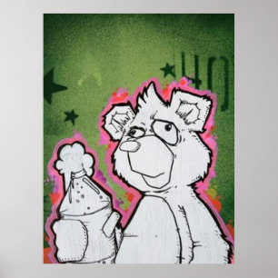 Cartoon Bear Poster