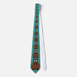 Cartoon Bear Tie