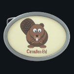 Cartoon Beaver Belt Buckle<br><div class="desc">A Cartoon Beaver design.</div>