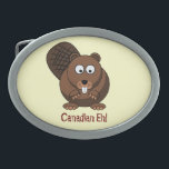 Cartoon Beaver Belt Buckle<br><div class="desc">A Cartoon Beaver design.</div>