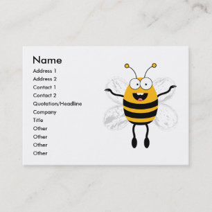 Cartoon Bee Business Card