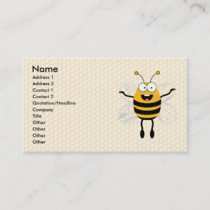 Cartoon Bee Business Card