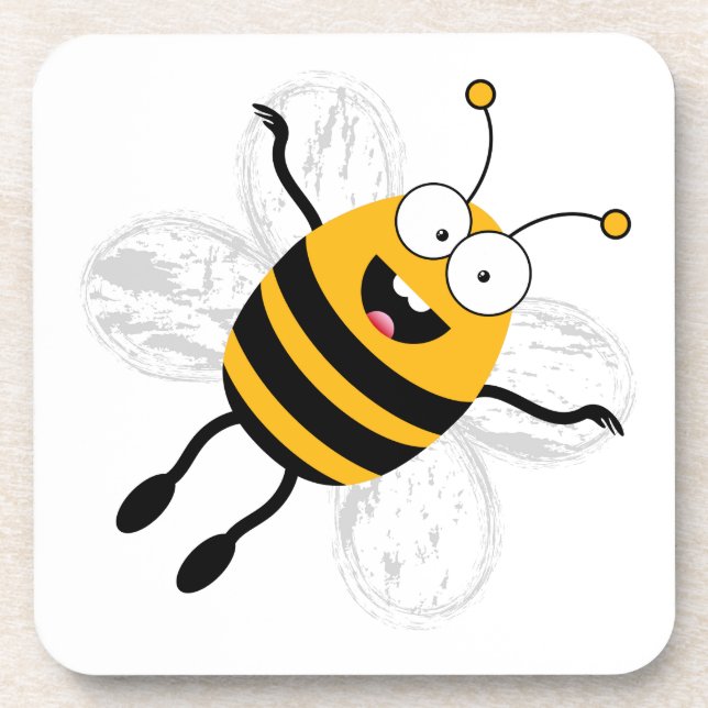 Cartoon Bee Coaster (Front)