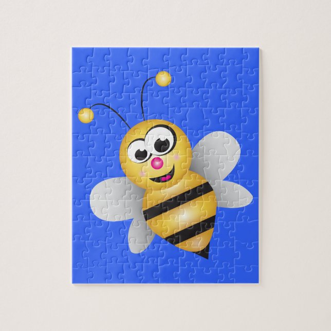 Cartoon Bee Jigsaw Puzzle (Vertical)