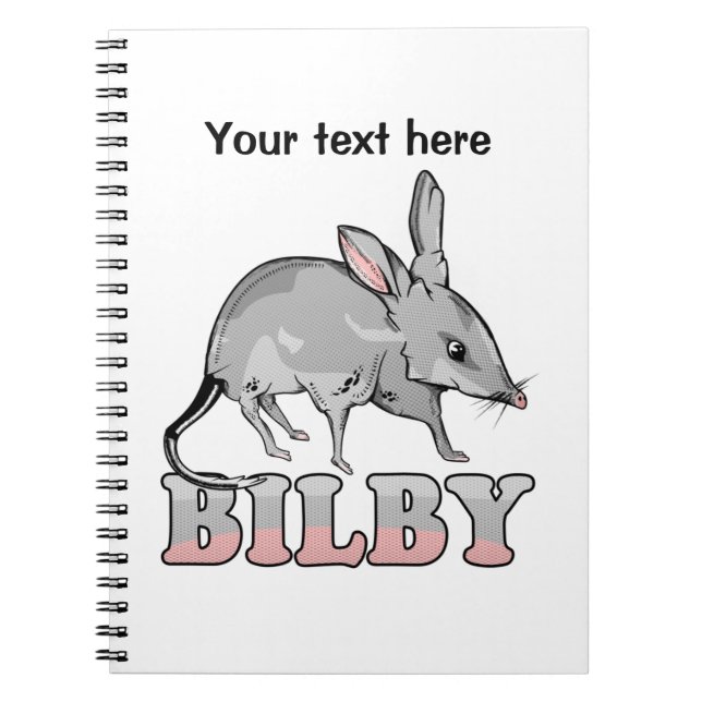 Cartoon Bilby Notebook (Front)