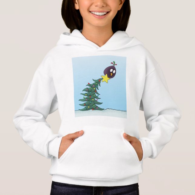 Cartoon Bird Christmas Tree Star (Front)