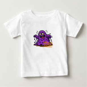 Cartoon Blob – Approved by Halloween Baby T-Shirt