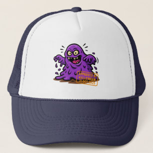 Cartoon Blob – Approved by Halloween Trucker Hat