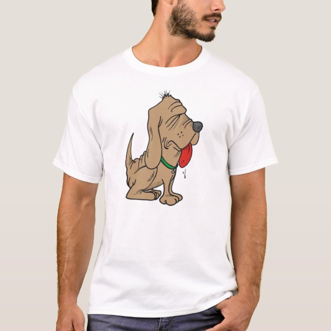 cartoon bloodhound T-Shirt (Front)