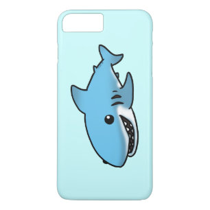 cartoon blue shark Case-Mate iPhone case
