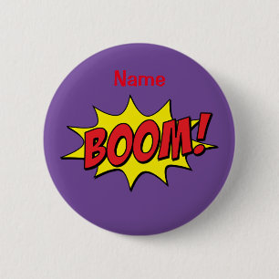 Cartoon Boom Thunder_Cove 6 Cm Round Badge