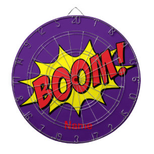 Cartoon Boom Thunder_Cove Dartboard