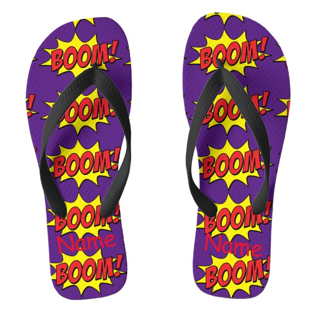 Cartoon Boom Thunder_Cove  Jandals (Footbed)