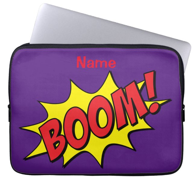 Cartoon Boom Thunder_Cove Laptop Sleeve (Front)