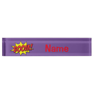 Cartoon Boom Thunder_Cove Nameplate