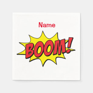 Cartoon Boom Thunder_Cove Napkin