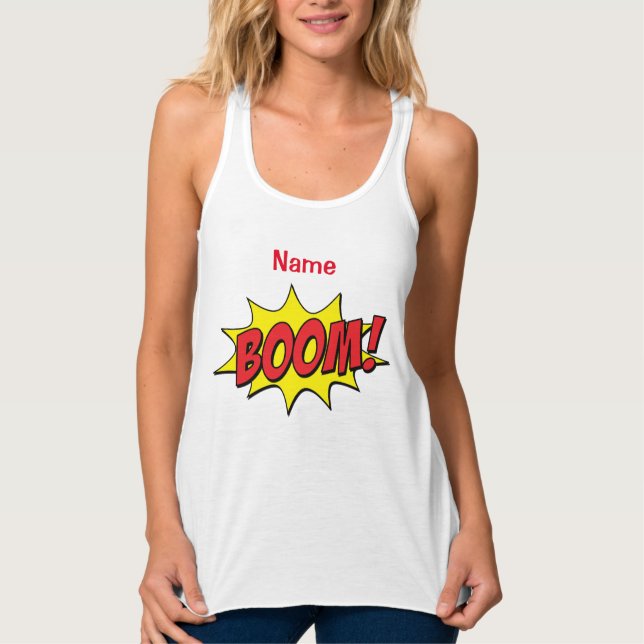Cartoon Boom Thunder_Cove Singlet (Front)
