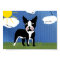 Cartoon Boston Terrier
