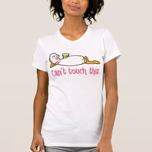 Cartoon Bowling Pin Shirt - Can't Touch This