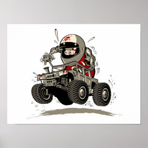 Cartoon Buggy Poster