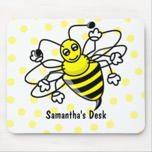 Cartoon Bumble Bee Mousepad