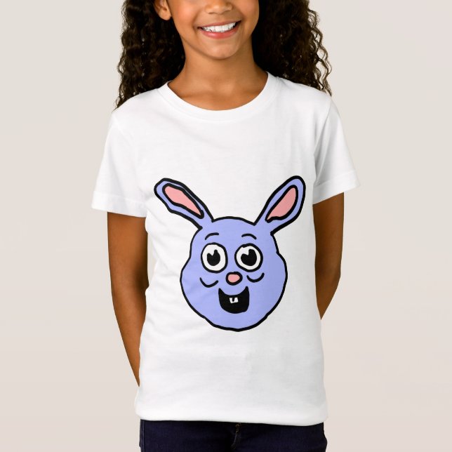 Cartoon Bunny Head T-Shirt (Front)