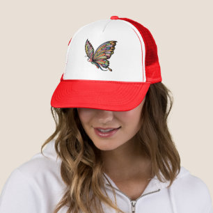 Cartoon Butterfly Trucker Hat
