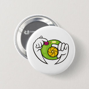 Cartoon Camera 6 Cm Round Badge