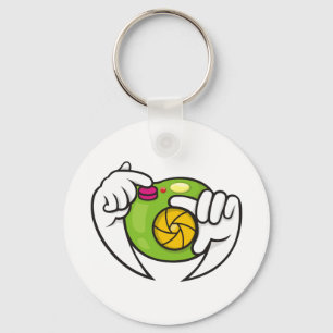 Cartoon Camera Key Ring